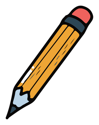 Hand Drawn Pencil Sticker